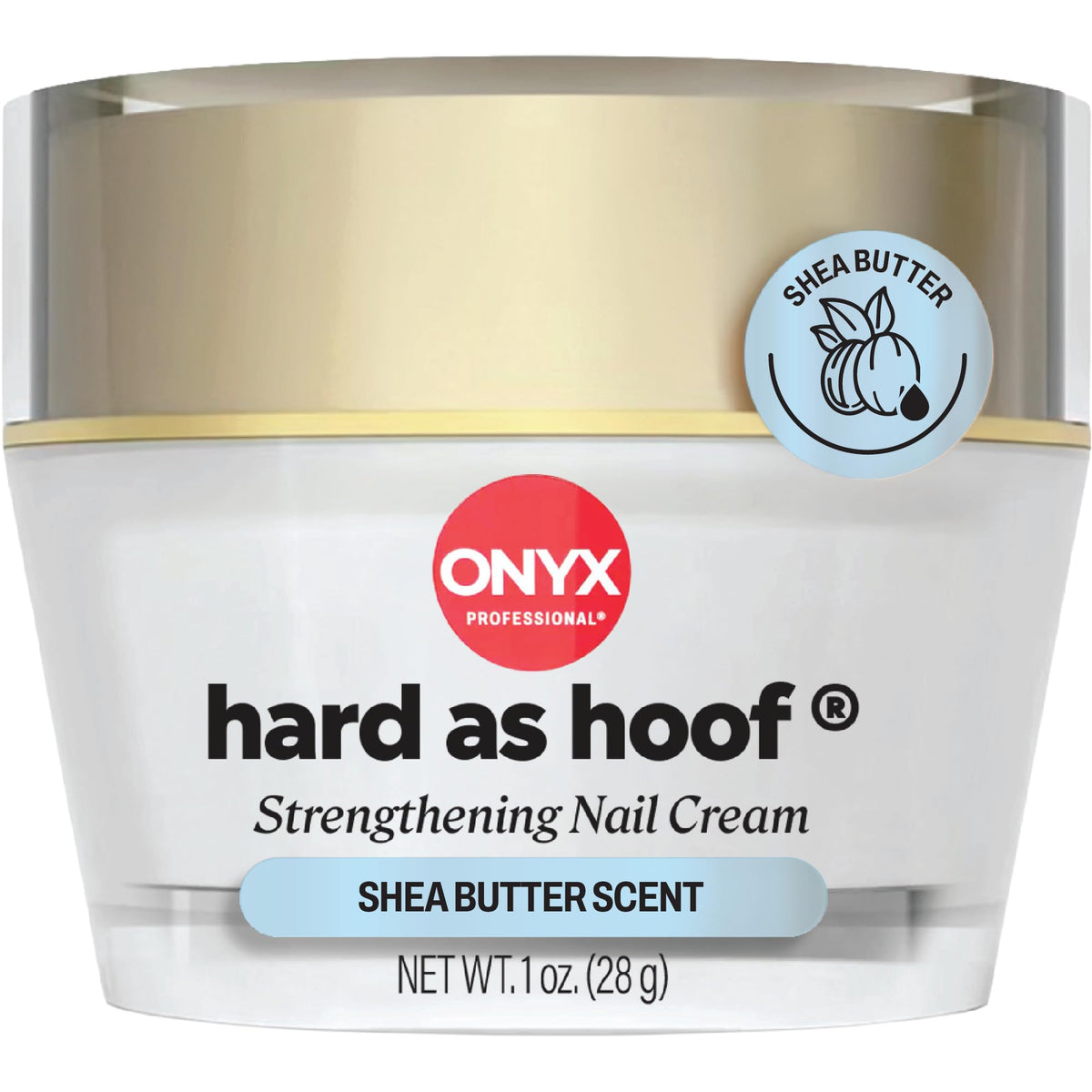 Onyx Professional Hard as Hoof Nail Strengthening Cream 1 oz front view