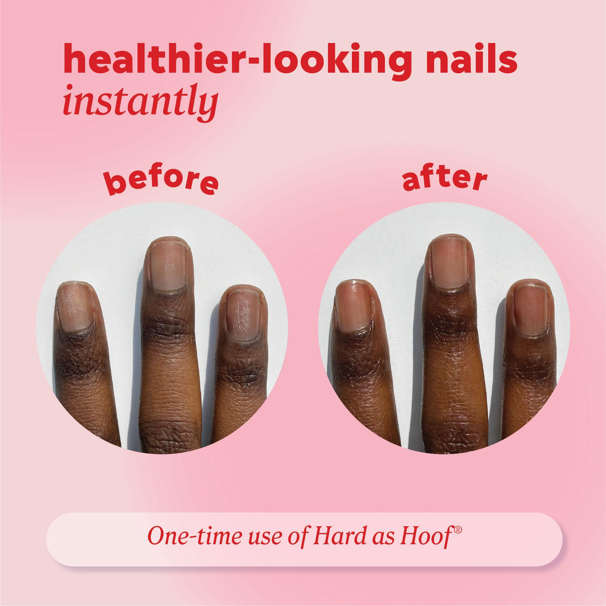Onyx Professional Hard as Hoof Nail Strengthening Cream with cherry almond scent