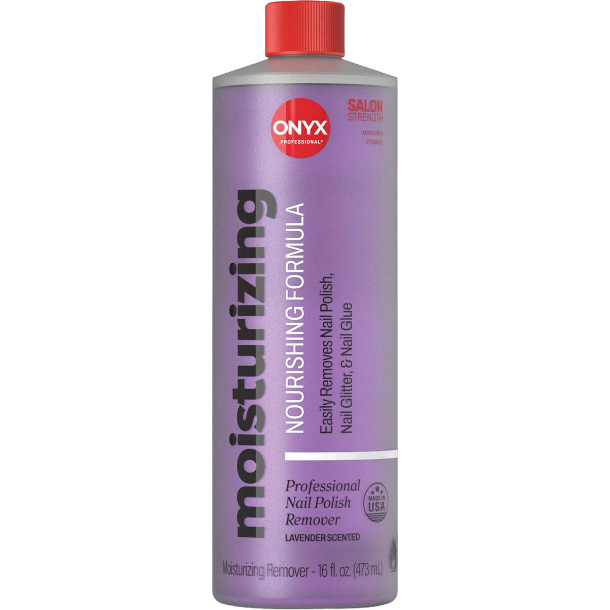 Onyx Professional Nail Polish Remover Kit with lavender scent and nail file