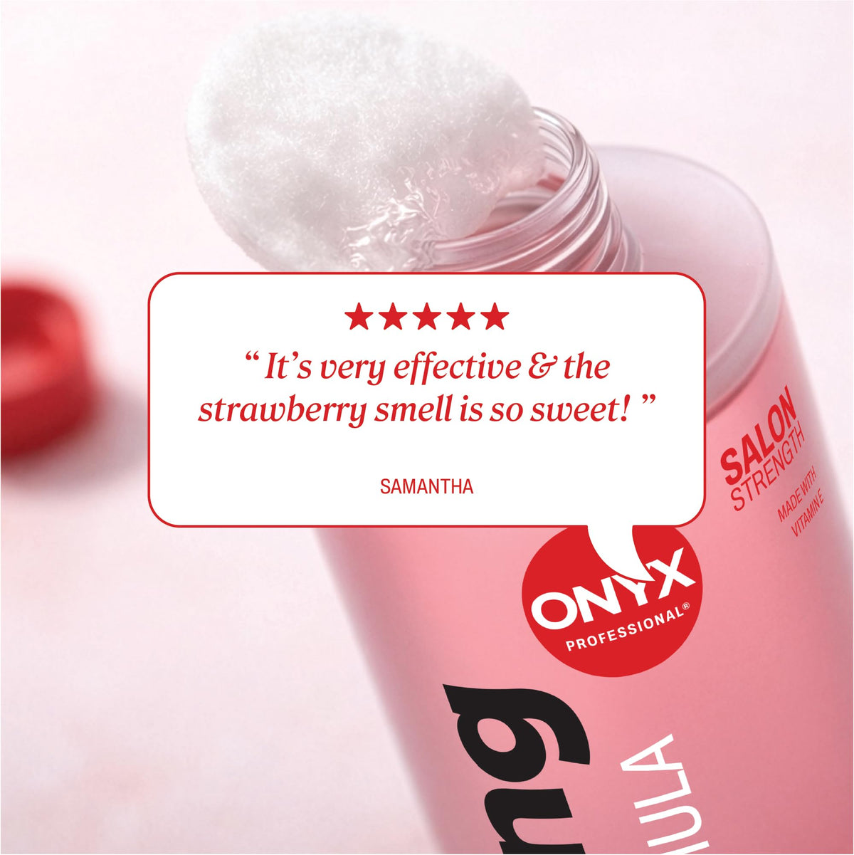 Onyx Professional Nail Polish Remover with Vitamin E and Grape Seed Oil