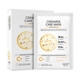 #OOTD Ceramide Glowing Vegan Face Sheet Mask front view