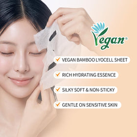 #OOTD Ceramide Glowing Vegan Face Sheet Mask lifestyle use
