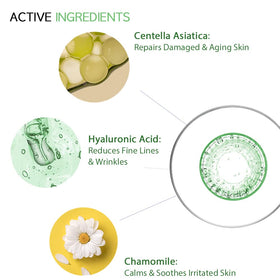 #OOTD Cica Calming Moisturizing Sheet Mask application on skin
