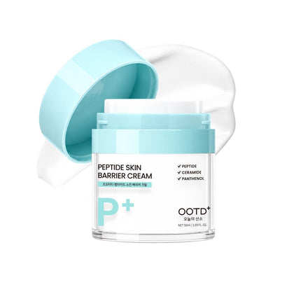 #OOTD Peptide Skin Barrier Facial Cream front view in airless pump jar