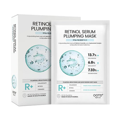 #OOTD Rejuvenating Retinol Wrinkle Sheet Mask front view