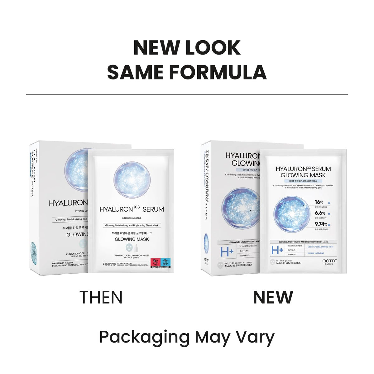 #OOTD Triple Hyaluron Hydrating Vegan Sheet Mask packaging