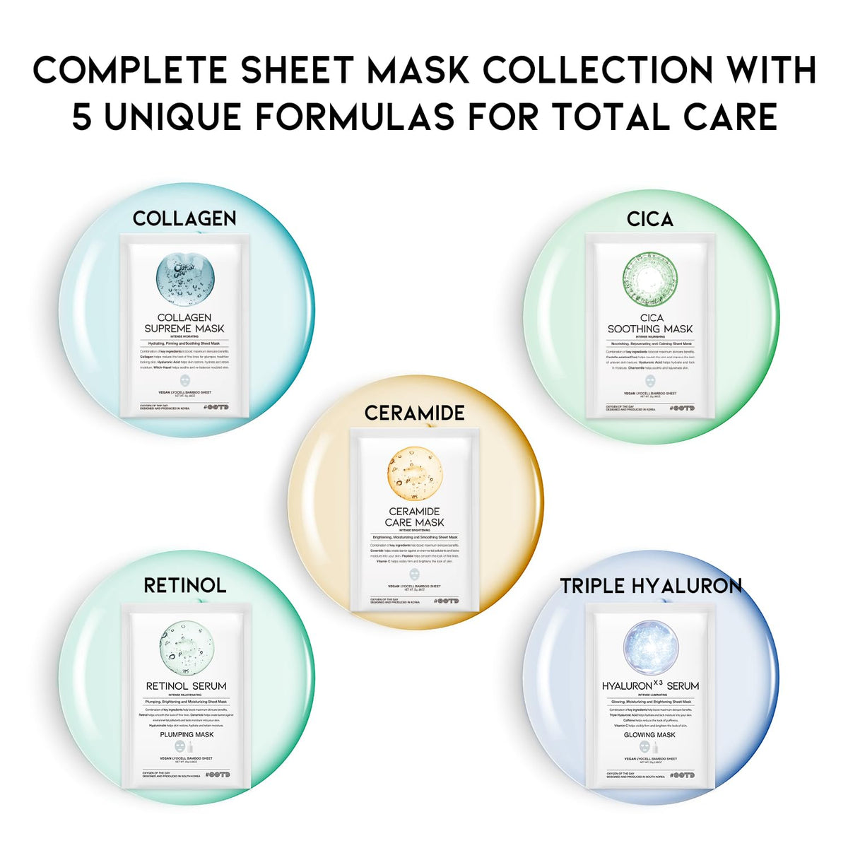 #OOTD Vegan Sheet Mask ingredients close-up
