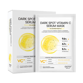 #OOTD Vitamin C Radiance Hydrating Sheet Mask front view, 10-pack
