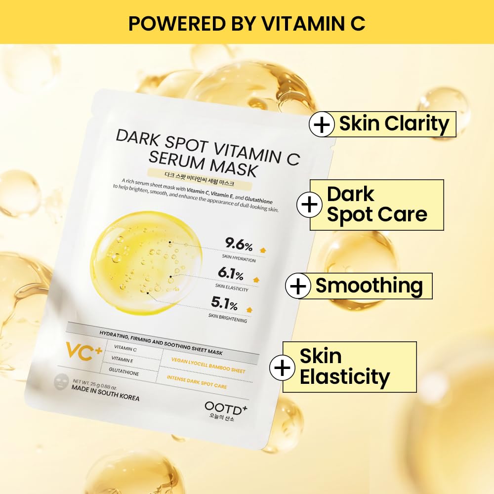 #OOTD Vitamin C Radiance Hydrating Sheet Mask lifestyle scene