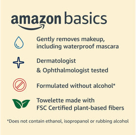 Open Basics Makeup Remover Wipes showing towelettes