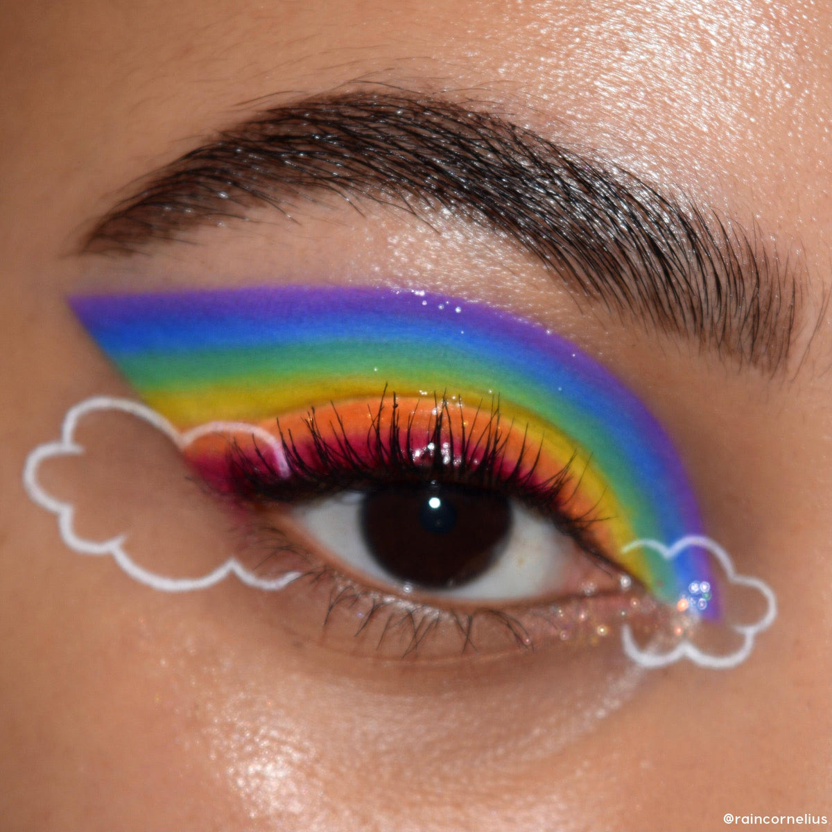 Open ColourPop Fade Into Hue Eyeshadow Palette displaying various colours