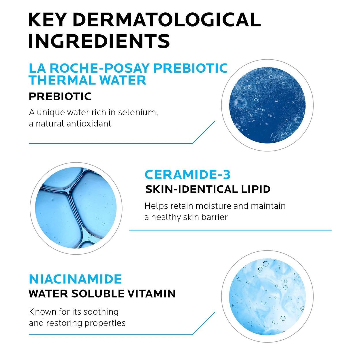 Open La Roche-Posay Toleriane Hydrating Gentle Cleanser showing texture