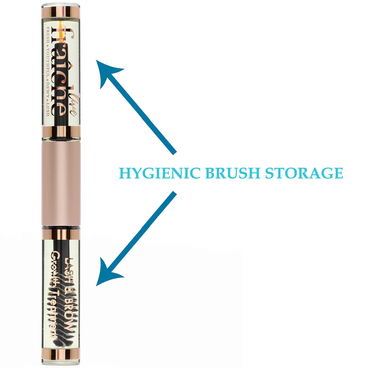 Open Live Fraiche Lash Serum showing applicator