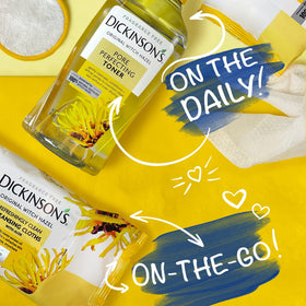 Open pack of Dickinson's Witch Hazel Cleansing Cloths