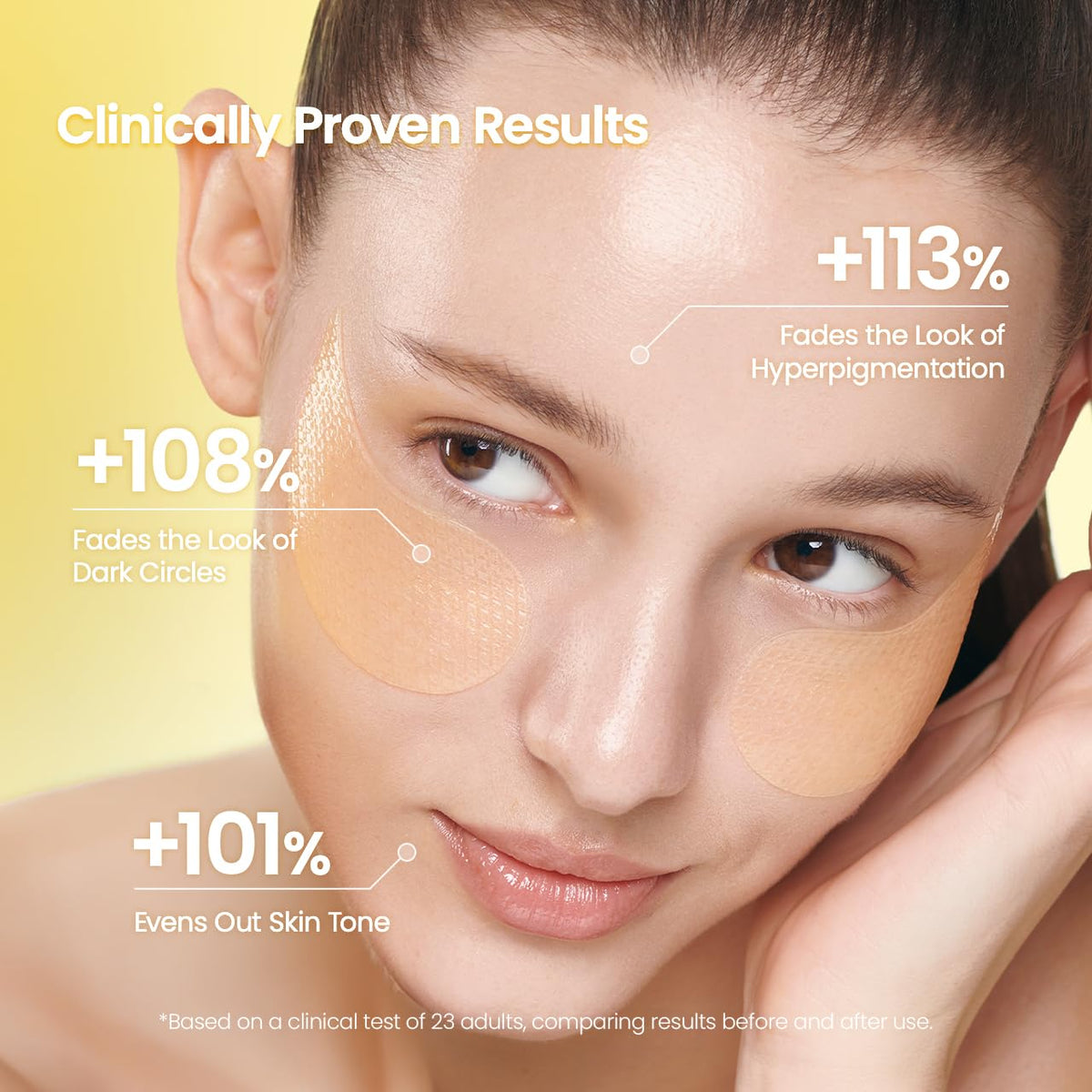 Open package of BIODANCE Hydrogel Eye Patches