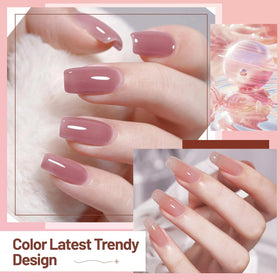 OpenLive Jelly Nail Polish set with all six colours arranged