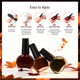 OpenLive nail polish application on nails with vibrant colours
