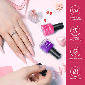 OpenLive nail polish applied on nails showcasing glossy finish