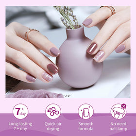 OpenLive Nail Polish bottle close-up showing nude shade
