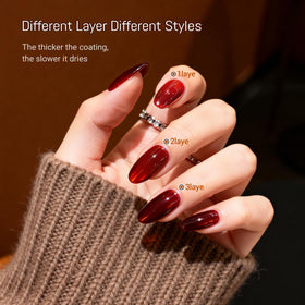OpenLive nail polish bottles arranged to display autumn colours