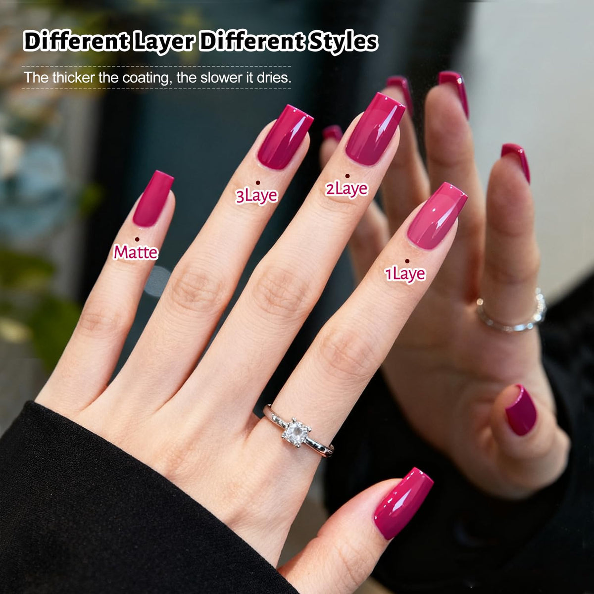 OpenLive nail polish bottles displaying autumn-inspired shades