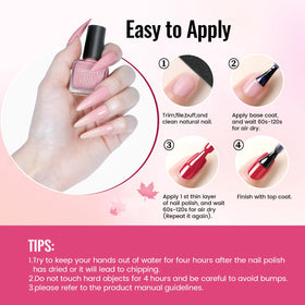 OpenLive nail polish set with vibrant shades for nail art