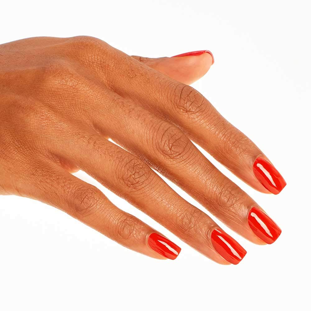OPI A Red-vival City Nail Lacquer applied on nails