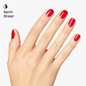 OPI Big Apple Energy nail polish with Pro-Wide brush