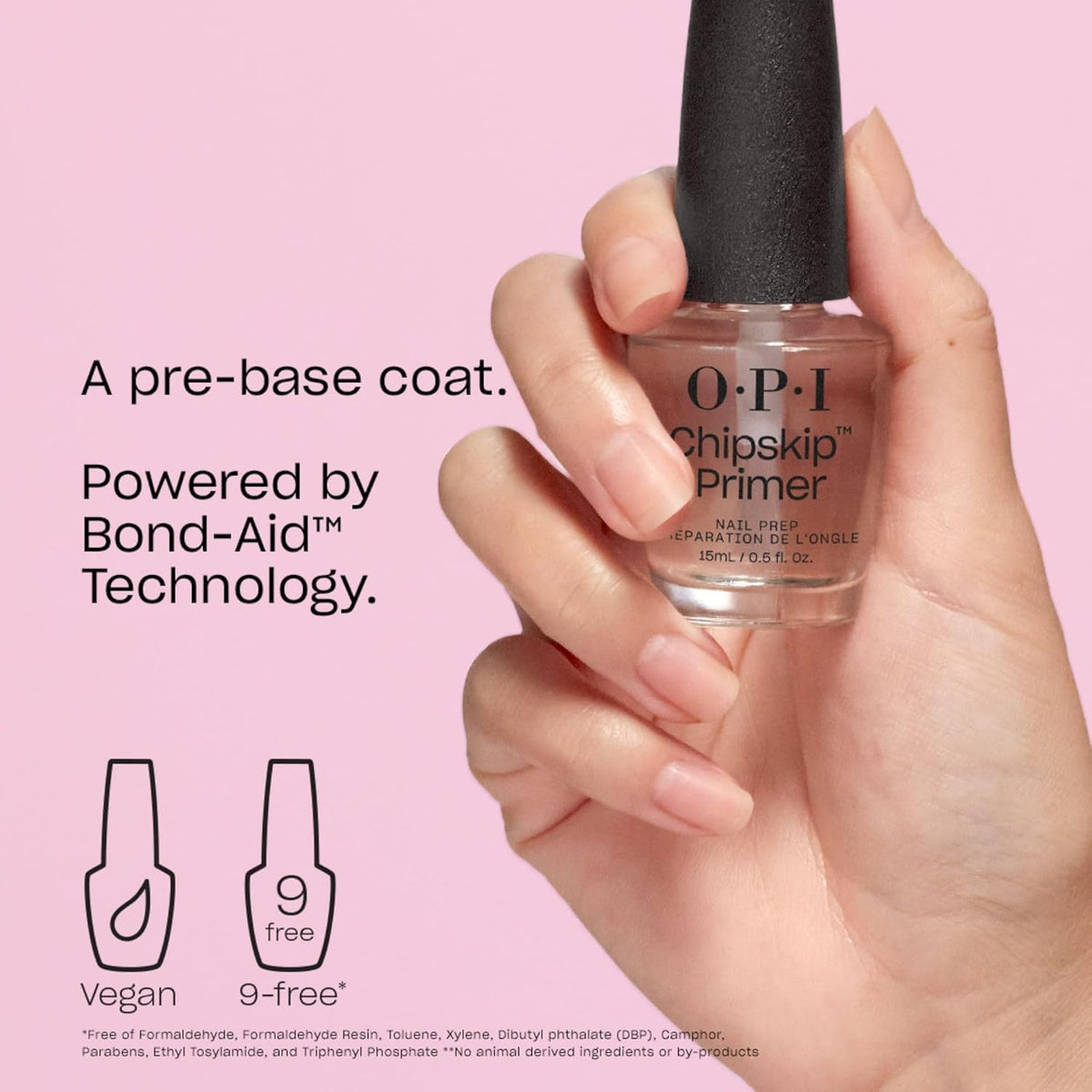 OPI Chip Skip Primer application on nails