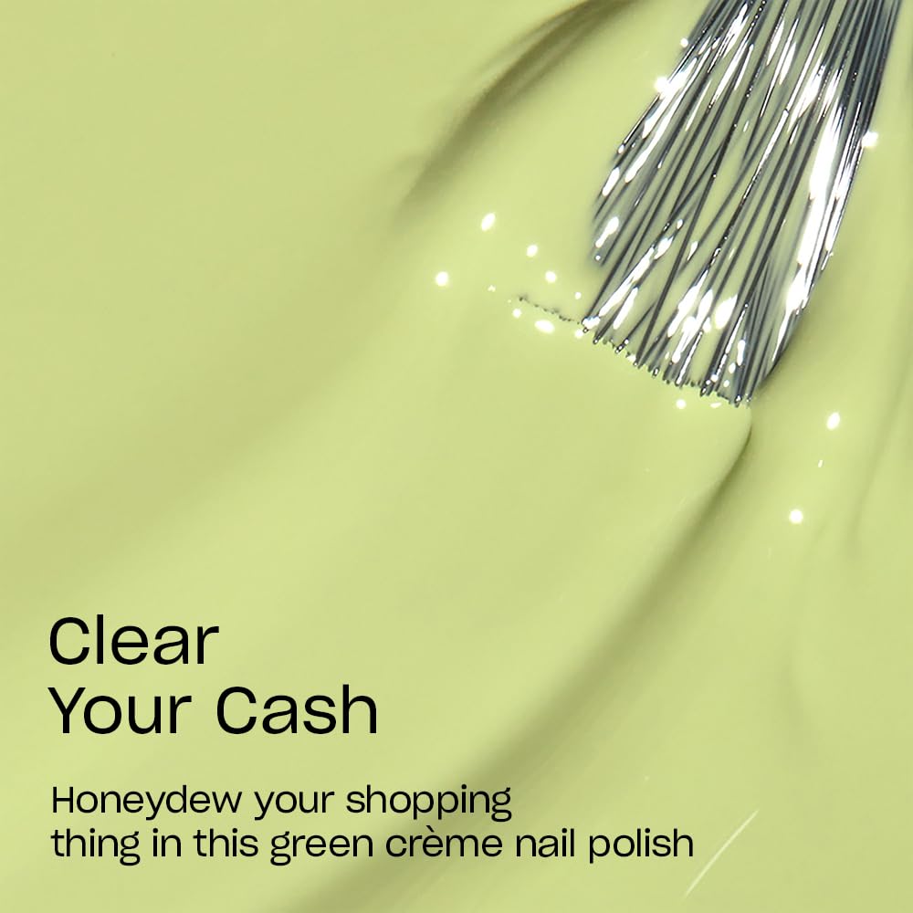 OPI Clear Your Cash nail polish brush detail