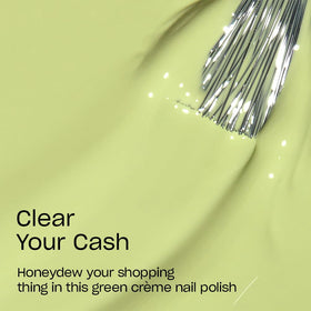 OPI Clear Your Cash nail polish brush detail