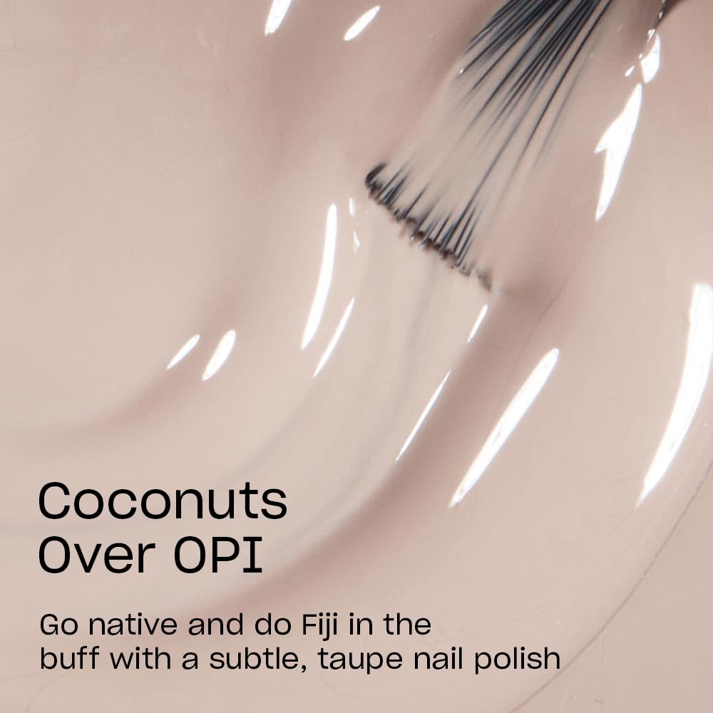 OPI Coconuts Over OPI nail polish bottle with pro-wide brush