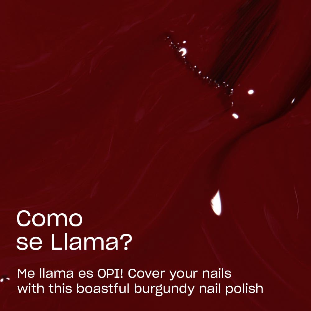 OPI Como se Llama? nail polish bottle side view