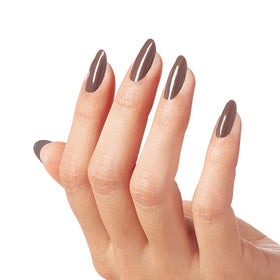 OPI Espresso Your Inner Self Nail Lacquer 60g application on nails