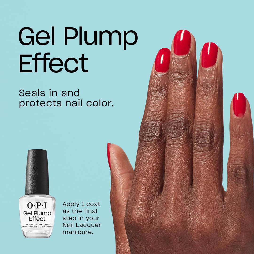 OPI Gel Plump Effect Top Coat 68g back view