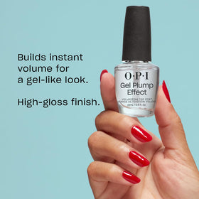 OPI Gel Plump Effect Top Coat 68g side view
