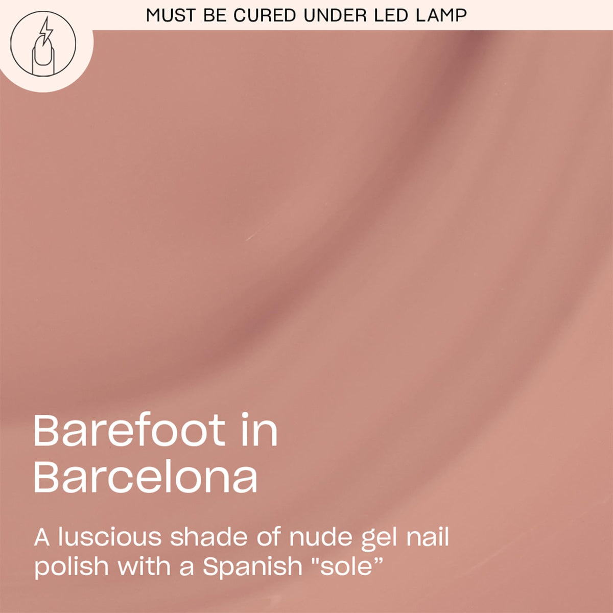 OPI GelColor Barefoot in Barcelona bottle with brush
