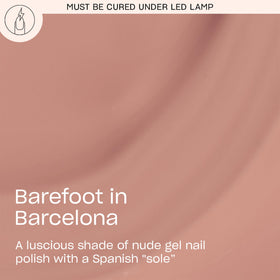 OPI GelColor Barefoot in Barcelona bottle with brush