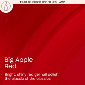 OPI GelColor Big Apple Red Gel Nail Polish bottle side view