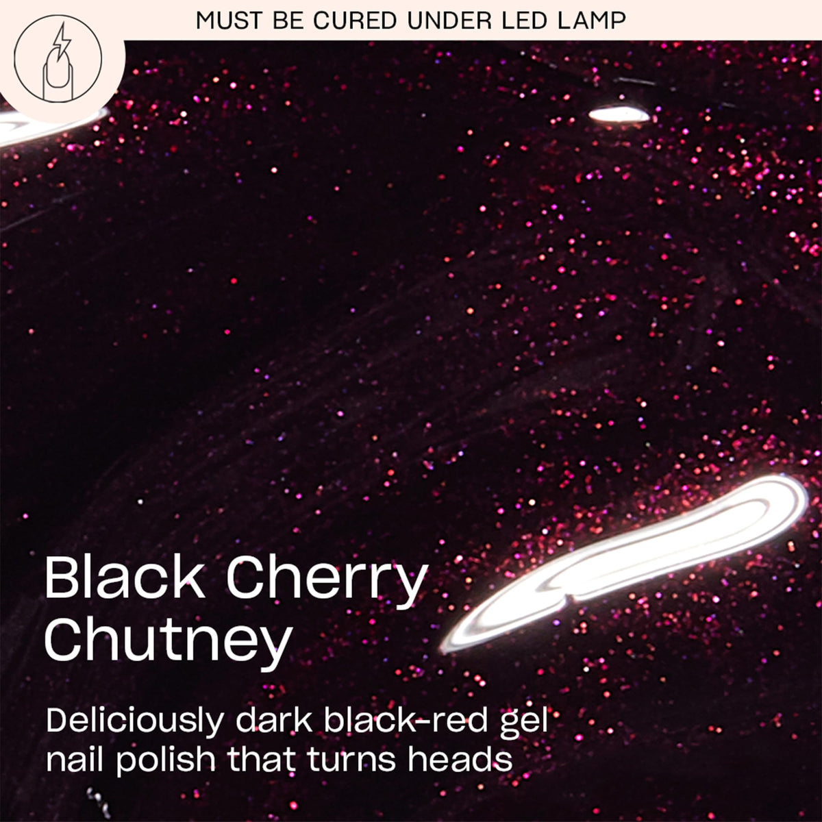 OPI GelColor Black Cherry Chutney Gel Nail Polish bottle close-up