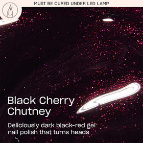 OPI GelColor Black Cherry Chutney Gel Nail Polish bottle close-up