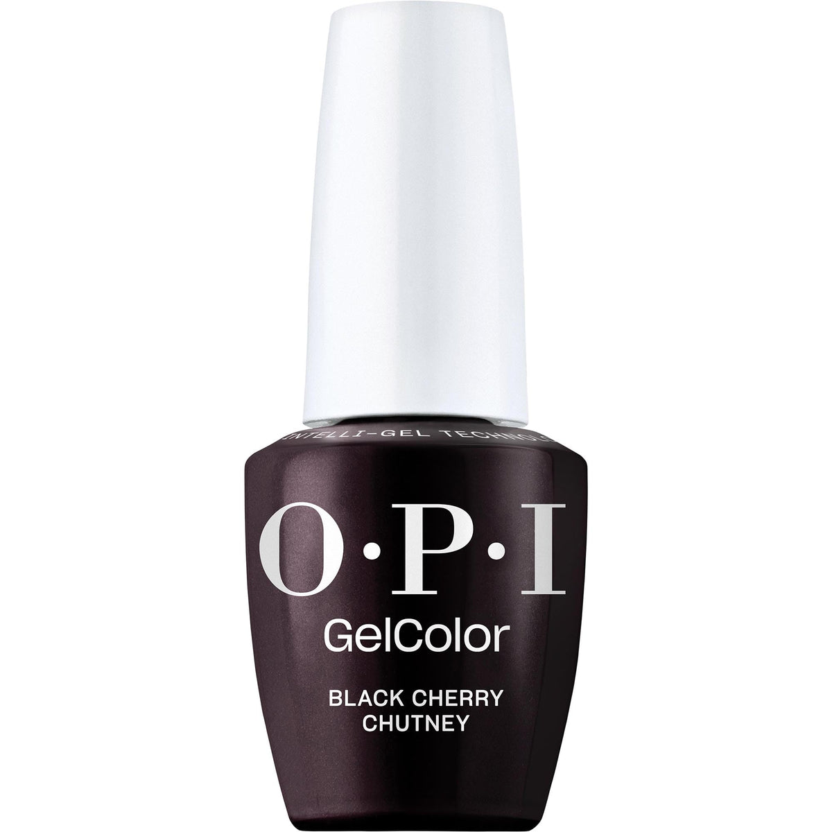 OPI GelColor Black Cherry Chutney Gel Nail Polish front view