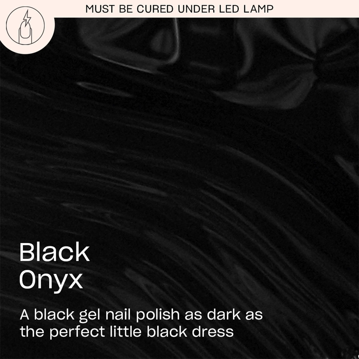 OPI GelColor Black Onyx bottle with brush