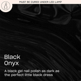 OPI GelColor Black Onyx bottle with brush