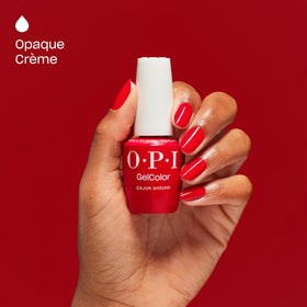 OPI GelColor Cajun Shrimp Gel Nail Polish on nails