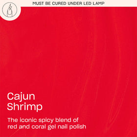 OPI GelColor Cajun Shrimp Gel Nail Polish side view