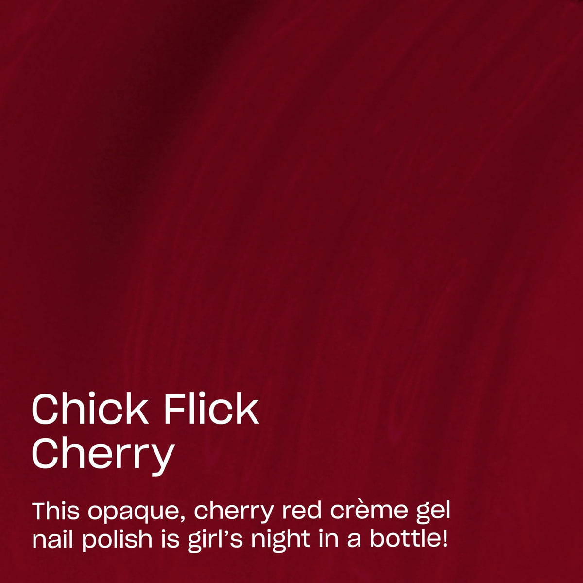 OPI GelColor Chick Flick Cherry bottle with label