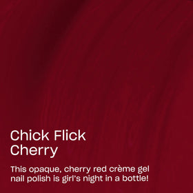 OPI GelColor Chick Flick Cherry bottle with label