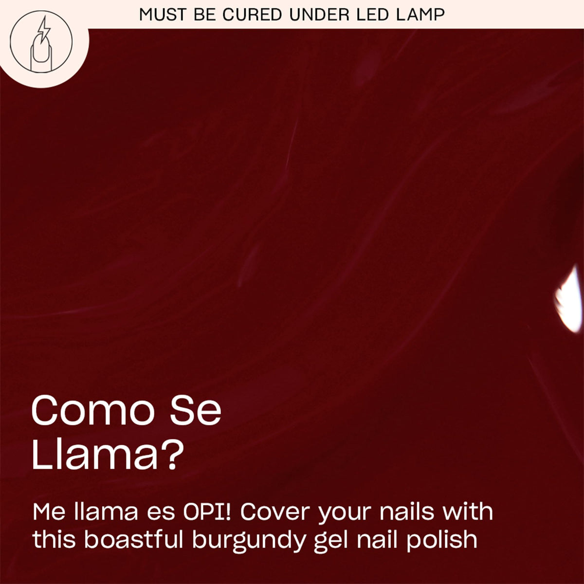 OPI GelColor Como se Llama? bottle with rounded Intelli-Brush