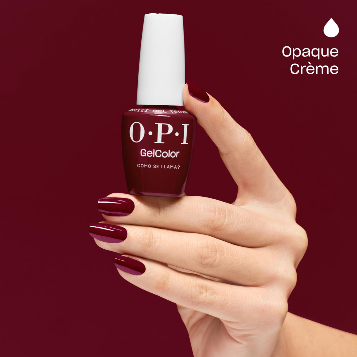 OPI GelColor Como se Llama? polish curing under LED lamp